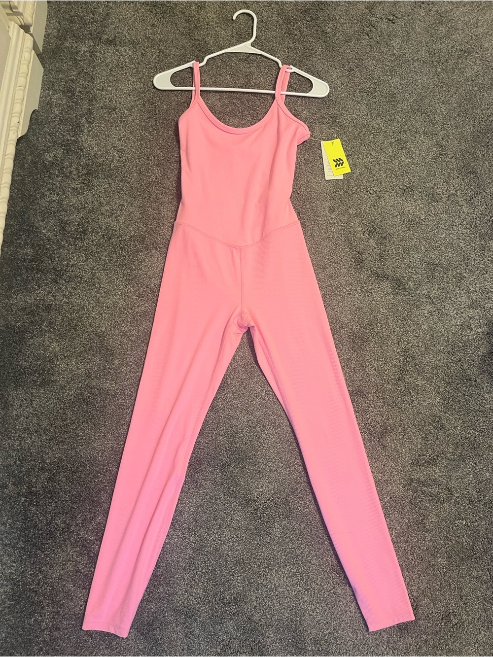 Women's Pink Stretch Tank One-Piece